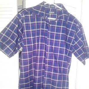 St Johns Bay. Large Tall Iron Free Button Down Collar Shirt. Brand New Condition
